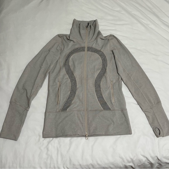 lululemon athletica Jackets & Blazers - Lululemon Gray Zip-Up Jacket